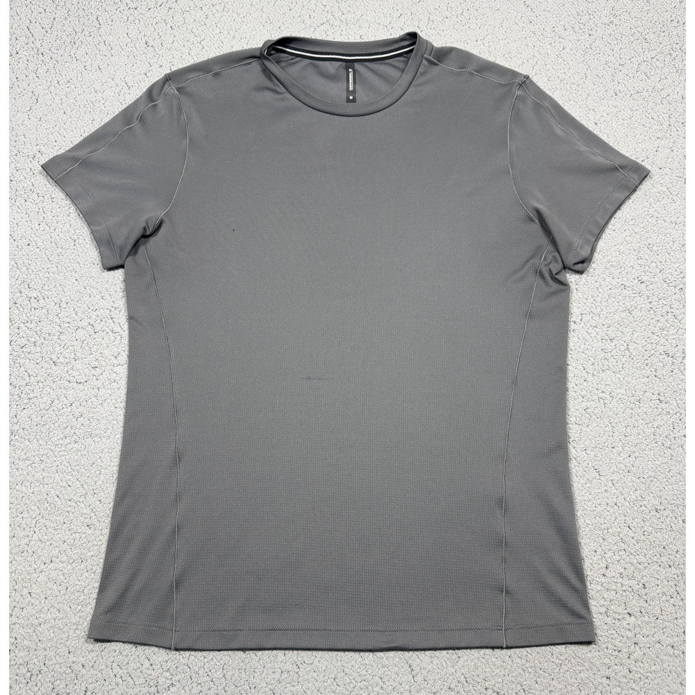 Ten Thousand Lightweight Shirt Mens Medium Gray Short Sleeve Athletic Gym Top